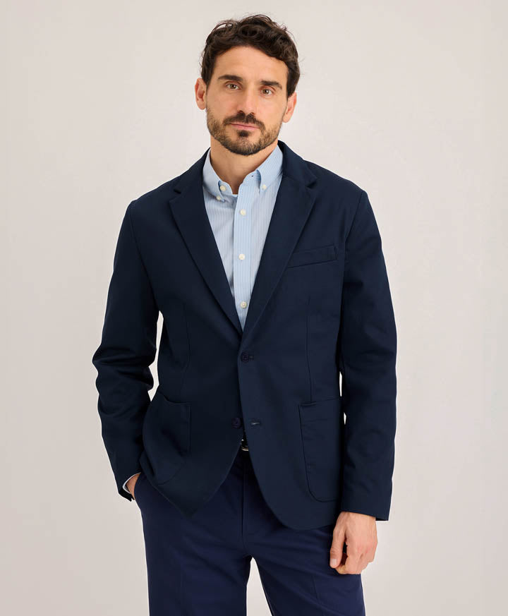 Blazer Signature Refined Regular Fit Azul