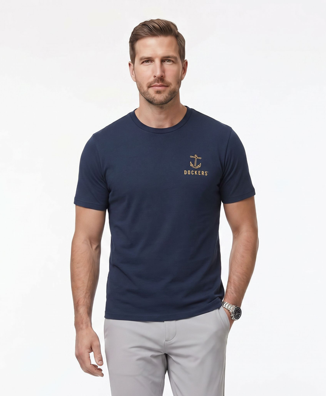 Polera Crew Graphic Dockers