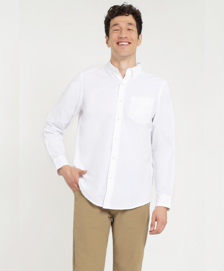 Camisa Woven Refine Lucent White