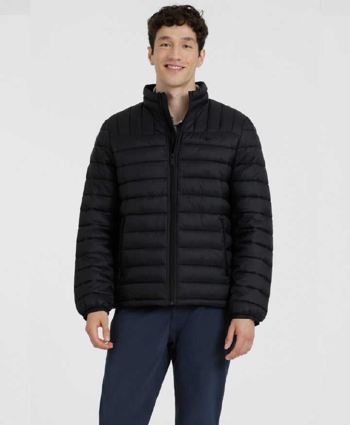 Chaqueta Packable Slim Fit Negra