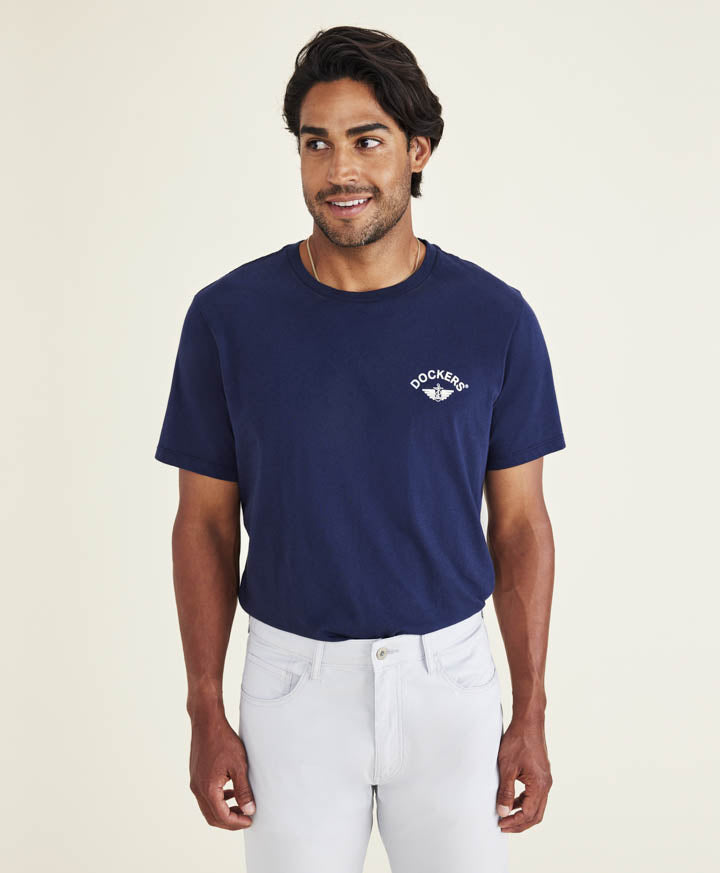 Polera Graphic Navy Blazer