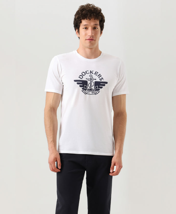 Polera Graphic Paper White