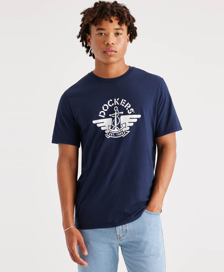 Polera Graphic Navy
