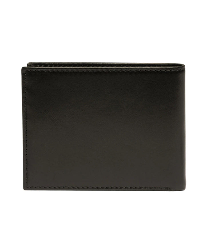Billetera Bifold Cuero Negro